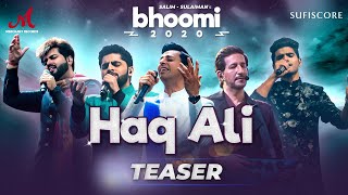 Haq Ali Teaser - Bhoomi 2020 | Salim Sulaiman | Salman Ali, Raj Pandit, Vipul Mehta | Kamal Haji