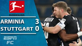 Fabian Klos & Arminia Bielefeld escape drop zone with win vs. Stuttgart | Bundesliga Highlights
