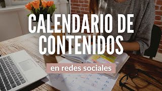 Calendario de contenidos para redes sociales Plantilla excel Curso gratis de redes sociales