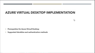 Azure Virtual Desktop (AVD) Implementation