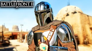 The Mandalorian in Star Wars Battlefront 2 #Shorts