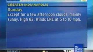 TWC - Local Forecast, Indianapolis IS (July '07)