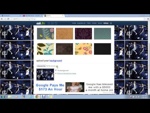 How to change your background on Ask.fm How to change your background on Ask.fm