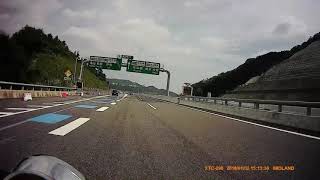 バイクドラレコ映像新名神高速道路甲賀土山IC～鈴鹿PA