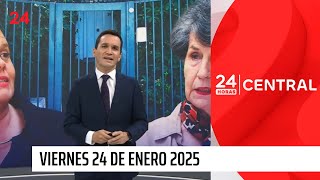 24 Horas Central   Viernes 24 de enero 2025 | 24 Horas TVN Chile