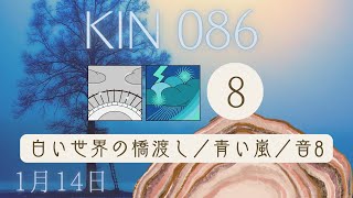 【マヤ暦 KIN86】今日の銀河のエネルギーについて｜キーワードと過ごし方（2024年1月14日）