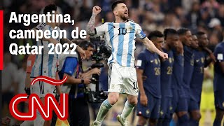 Argentina es campeón del mundo en Qatar 2022