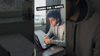Coding for 1 month VS Coding for 1 year #coding #fypシ #funny