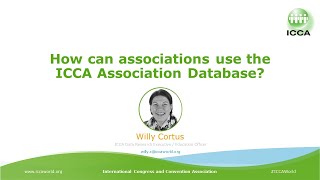 How can associations use the ICCA Association Database?