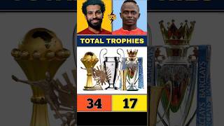 Mohamed Salah Vs Sadio Mane Career All Trophies And Awards #shorts #shortsfeed #football #vs #viral
