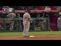 hou@laa reddick lines rbi single into left field