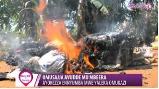 Omusajja avudde mu mbeera: Ayokezza ennyumba mwe yaleka omukazi