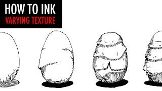 How to Draw with Ink - Varying Texture on Surfaces