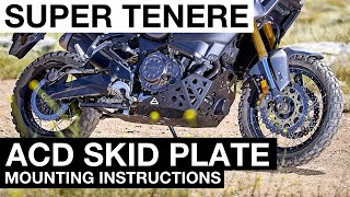 Ultimate Skid plate for Yamaha SUPER TENERE by ACD Racing Parts - Mounting instructions