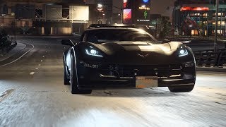 NFS Payback Mods - The Chevrolet Corvette C7 Police has BlackBox's NFS Grip Physics