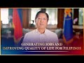 Generating Jobs and Improving Quality of Life for Filipinos | Bongbong Marcos