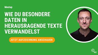 Wie du besondere Daten in herausragende Produkttexte verwandelst - automatisiert!