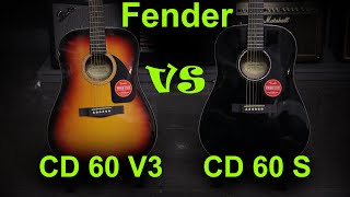 Fender CD60 V3 VS Fender CD60S   - Guitar Battle #19