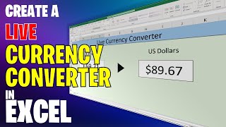 Create A Live Currency Converter In Excel