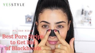 Best Pore Strips to Get Rid of Blackheads | Kao Biore Pore Pack | YesStyle Beauty