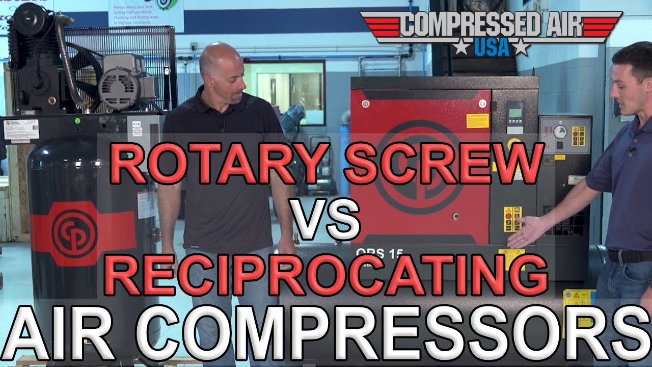 Rotary Screw VS Reciprocating Air Compressors | CompressedAirUSA.com ...