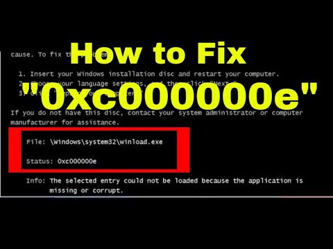 How To Fix Boot Error Code 0xc000000e BSOD In Windows