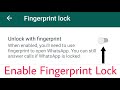How to use new WhatsApp Fingerprint Lock Feature | How to Lock WhatsApp by Fingerprint