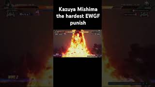 Kazuya Mishima the hardest EWGF punish #tekken8content #kazuyamishima