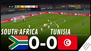 تونس 0-0 جنوب أفريقيا أبرز أحداث المباراة • محاكاة لعبة فيديو #AFCON2023