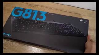 UNBOXING | Logitech G813 Low Profile Mechanical Gaming Keyboard