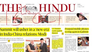 The Hindu Newspaper Analysis 13th October 2019| Daily Current Affairs