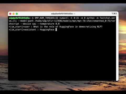 Smoothquant Run Llm On Cpu Youtube Smoothquant Run Llm On Cpu Youtube