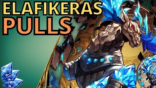 WOTV Elafikeras Esper/VC PULLS | War of the Visions FFBE