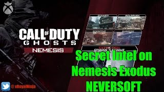 (COD Extinction Exodus DLC) COD Ghosts DLC Nemesis - Secret Intel "Neversoft" "Easter Egg"