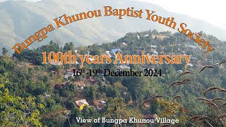 Evening Service | 100th years Anniversary | Bungpa Khunou Baptist Youth Society | 16-19 Dec. 2024