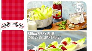 How to Make Belgian Endive Appetizer With Smucker's® Strawberry Fruit Spread