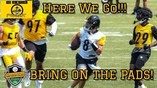 2023 Steelers Training Camp Bring On The Pads! #steelers #herewego #kennypickett #nfl #pittsburgh