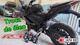 TROCA de ÓLEO da YAMAHA R3