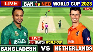Live: BAN Vs NED, ICC World Cup 2023 | Live Match Centre | Bangladesh Vs Netherlands | 2nd Innings