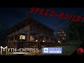 Myth of Empires Chinese Tower With Garden Gazebo SPEEDBUILD!