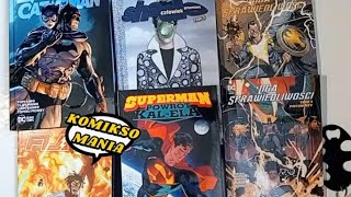 Unboxing wglad w komiksy DC Superman Batman Catwoman Flash Liga Sprawiedliwosci Shade Vertigo