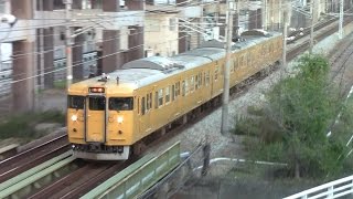 【山陽本線】JR西日本　地域色115系電車　オカD-14編成