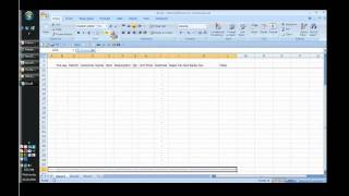 How to track my business in excel Part I