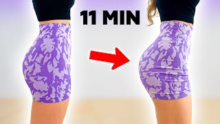 How to GROW GLUTES INSTANTLY in JUST 11 MINUTES - No Equipment Glute Workout at Home