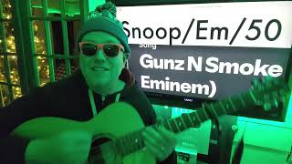 How To Play Gunz N Smoke - Snoop Dogg, Eminem, 50 Cent Guitar Tutorial (Beginner Lesson!)