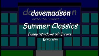 davemadson Summer Classics: Funny Windows XP Errors: Errorism