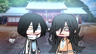 Obanai meets Kuchisake-onna / kny gacha / not my idea /