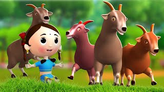 మూడు తెలివైన మేకలు - Three Clever Goats Story | 3D Animated Telugu Moral Stories | JOJO TV Telugu