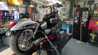 Triumph thunderbird coolant change and horn relocation