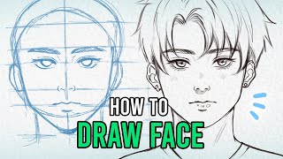 How to Draw and Sketch Face (from different angles) | Semi Realistic Tutorial